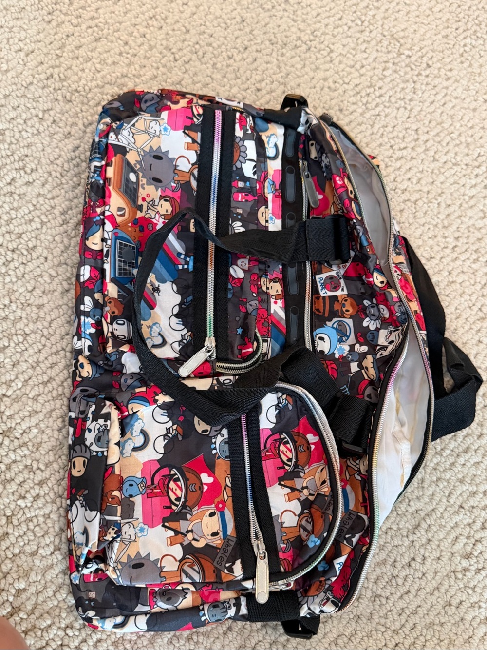 Multicolor Character-Print Women’s Tote Bag tokidoki